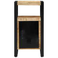 Armadio da Bagno con porta Marrone Legno massello di mango 4013607