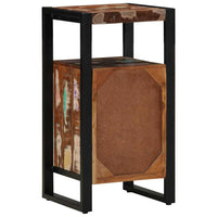 Armadio da Bagno con porta Marrone Legno massello di recupero 4013608