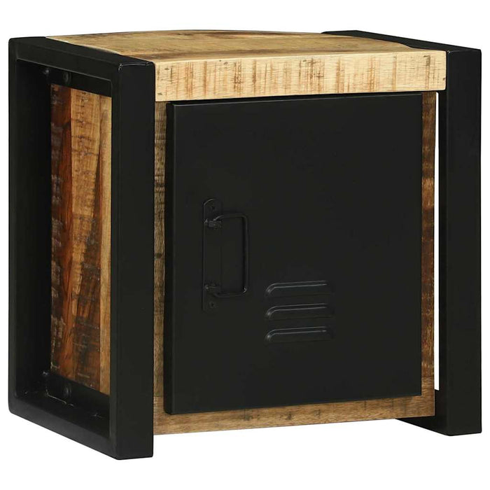 Mobile da bagno a muro  40x30x40 cm in legno massello di mango grezzo 4013615