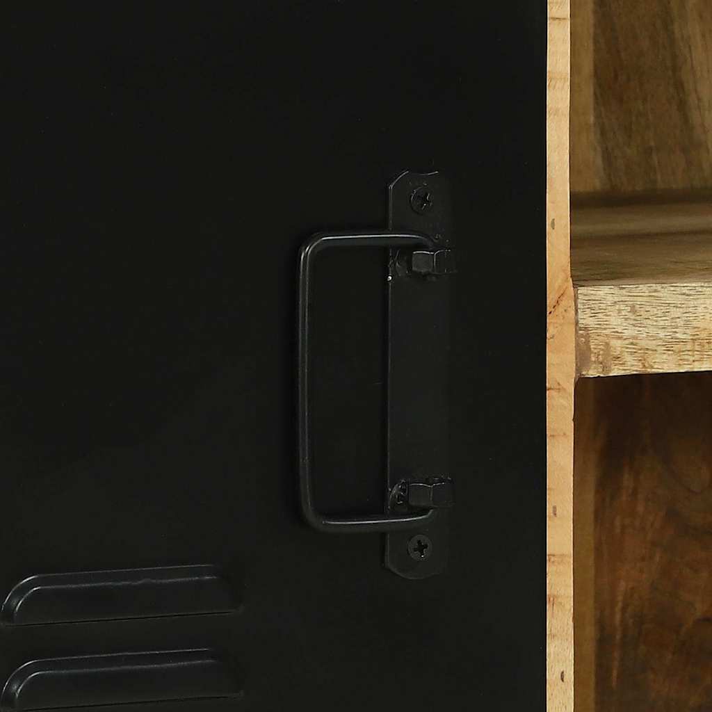 Armadio panca  100x35x50 cm Legno massello di mango grezzo 4013617