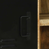 Armadio panca  100x35x50 cm Legno massello di mango grezzo 4013617