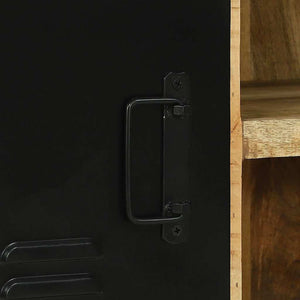 Armadio panca  100x35x50 cm Legno massello di mango grezzo 4013617