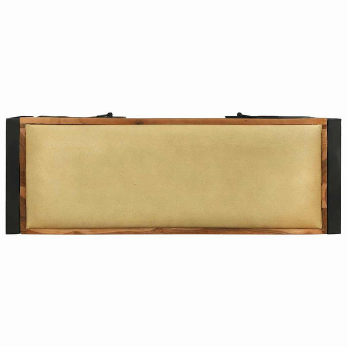 Panchina Cabinet  Multicolore 100x35x50 cm Legno Massello di Recupero 4013618