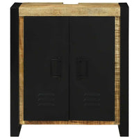 Mobile lavabo 55x35x60 cm in legno massello di mango 4016010