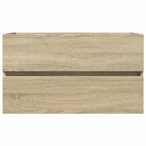 Set Mobili da Bagno 2 pz in Ceramica e Legno Multistrato