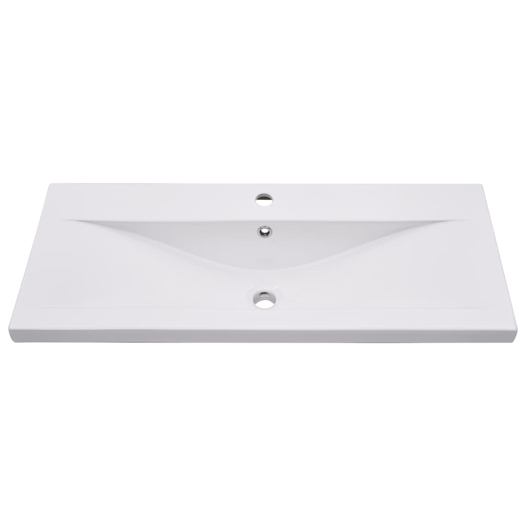 Set Mobili da Bagno 2 pz in Ceramica e Legno Multistrato 3307660