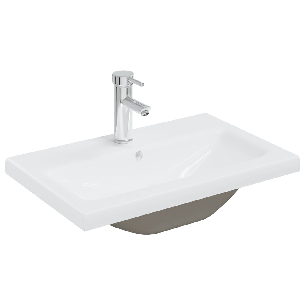 Set Mobili da Bagno 2 pz in Ceramica e Legno Multistrato 3307662