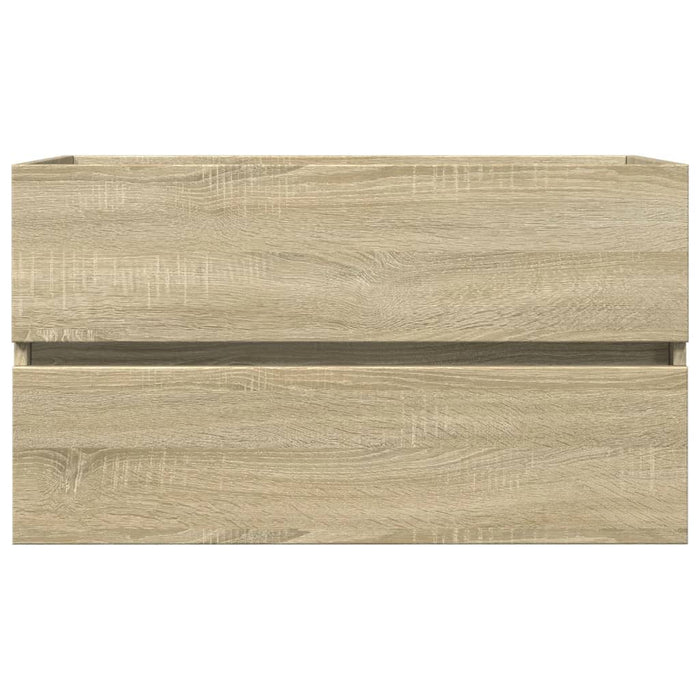 vidaXL Set Mobili da Bagno 2 pz in Ceramica e Legno Multistrato