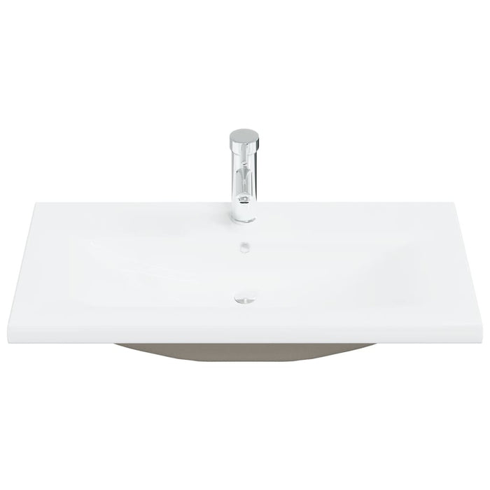 Set Mobili da Bagno 2 pz in Ceramica e Legno Multistrato 3307663