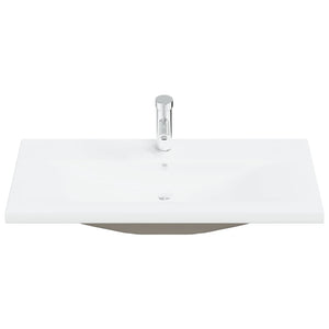 Set Mobili da Bagno 2 pz in Ceramica e Legno Multistrato 3307664