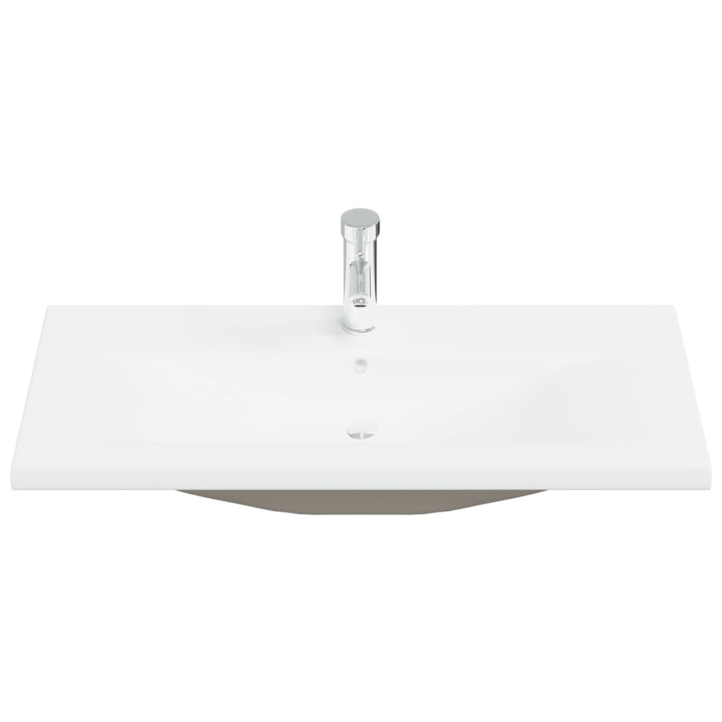 Set Mobili da Bagno 2 pz in Ceramica e Legno Multistrato 3307664