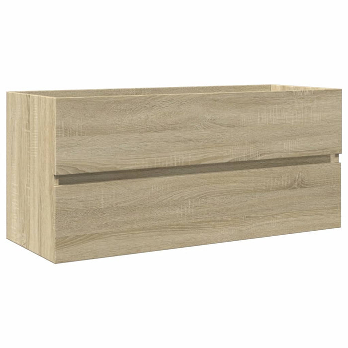 Set Mobili da Bagno 2 pz in Ceramica e Legno Multistrato