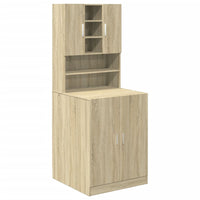 Mobili Lavatrice 2pz Rovere Sonoma in Legno Multistrato