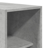 Armadio Grigio Cemento 30x50x200 cm in Legno Multistrato