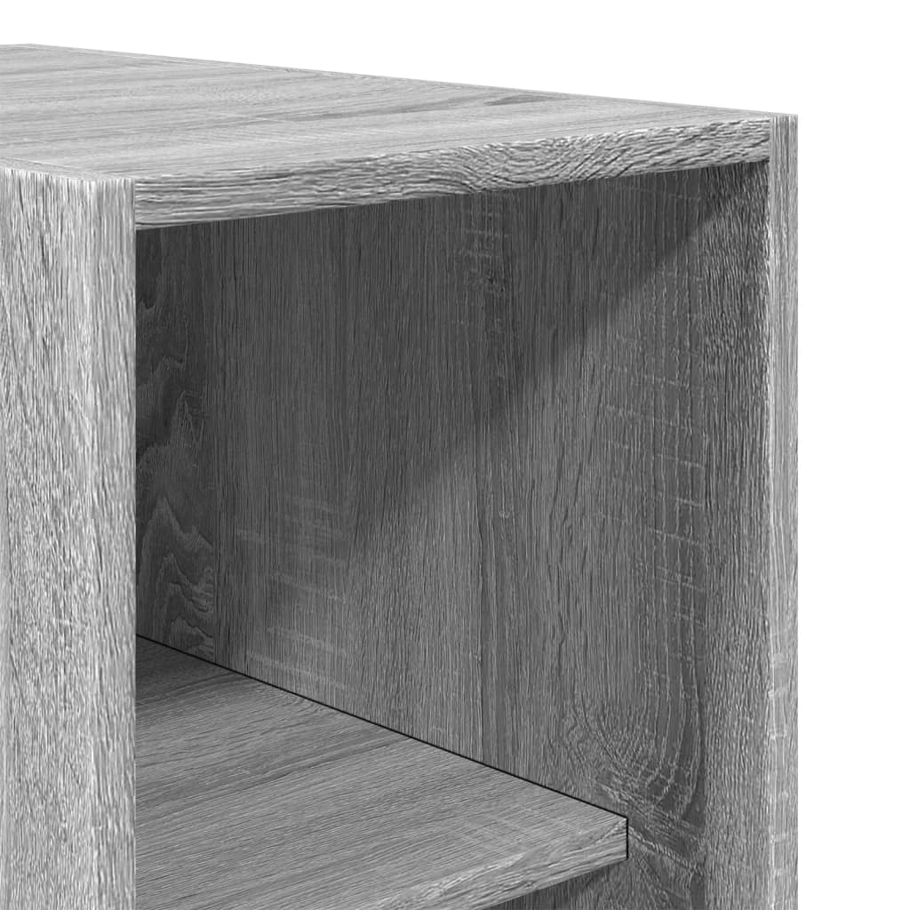 vidaXL Armadio Grigio Sonoma 30x50x200 cm in Legno Multistrato