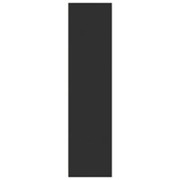 Armadio Nero 30x50x200 cm in Legno tecnico