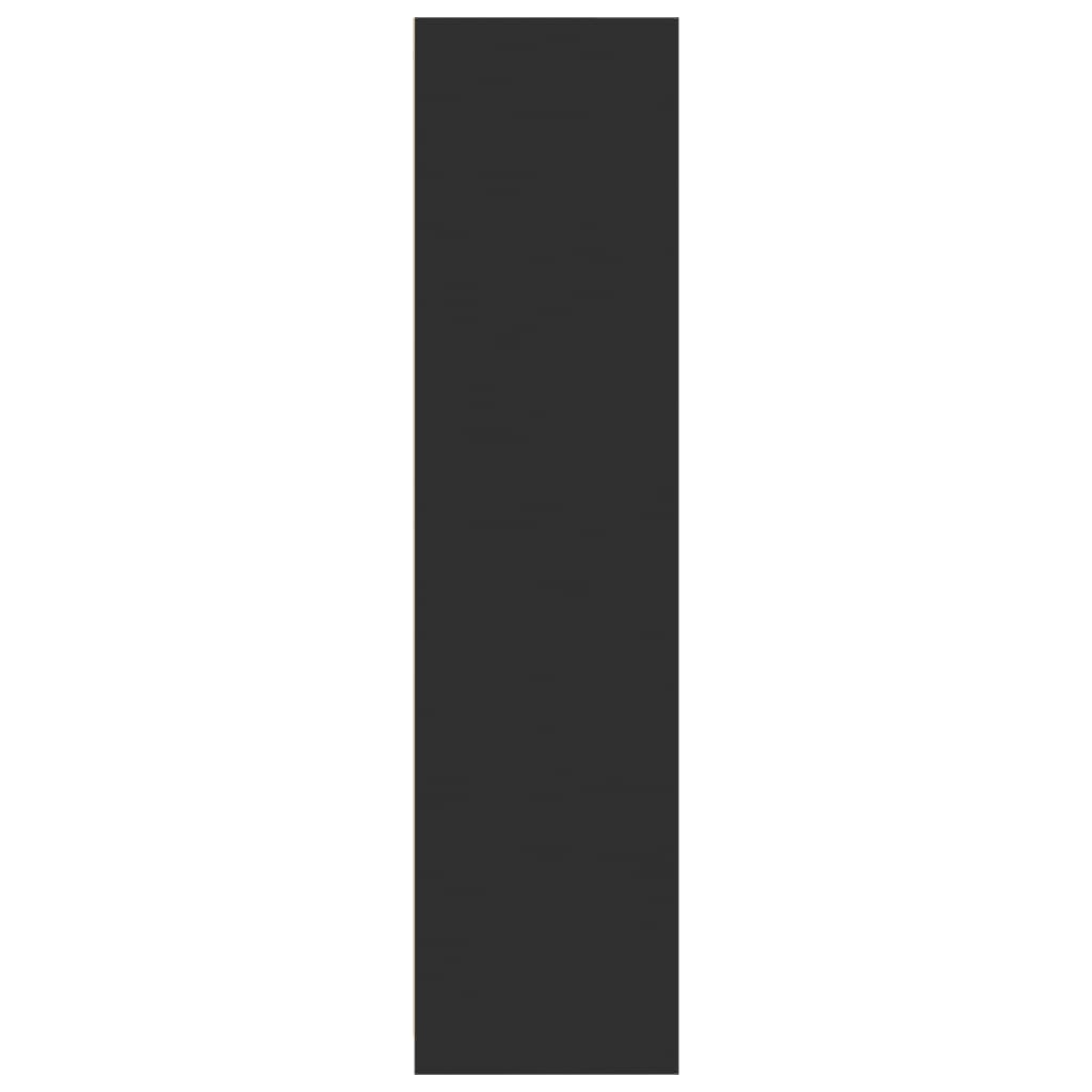 Armadio Nero 30x50x200 cm in Legno tecnico 3307703