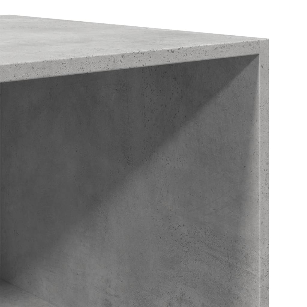 Armadio Grigio Cemento 50x50x200 cm in Legno tecnico