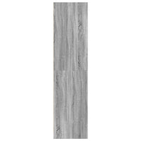 Armadio Grigio Sonoma 80x50x200 cm in Legno Multistrato 3307725