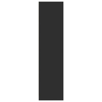 Armadio Nero 30x50x200 cm in Legno Multistrato 3307739