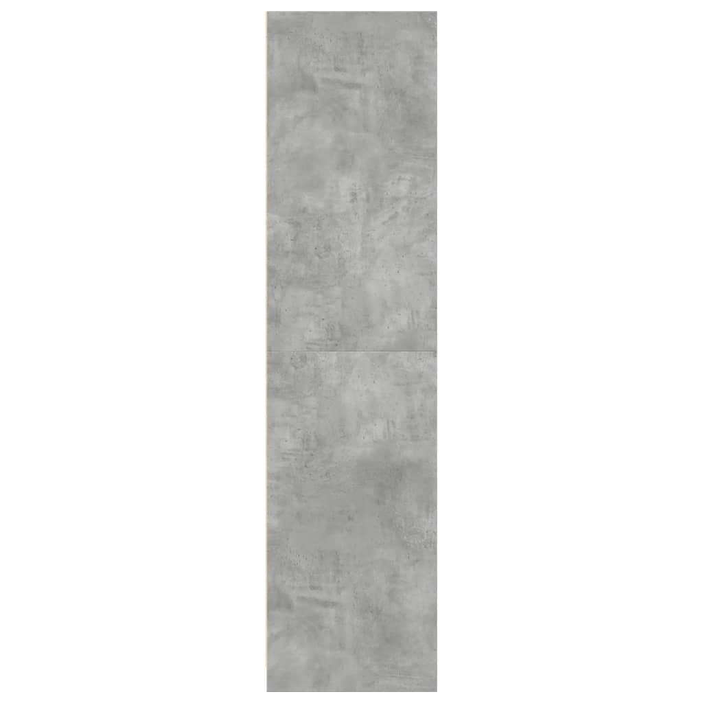 Armadio Grigio Cemento 30x50x200 cm in Legno Multistrato 3307741