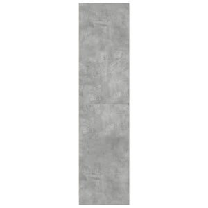 Armadio Grigio Cemento 30x50x200 cm in Legno Multistrato 3307741