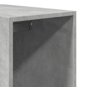 Armadio Grigio Cemento 30x50x200 cm in Legno Multistrato 3307741