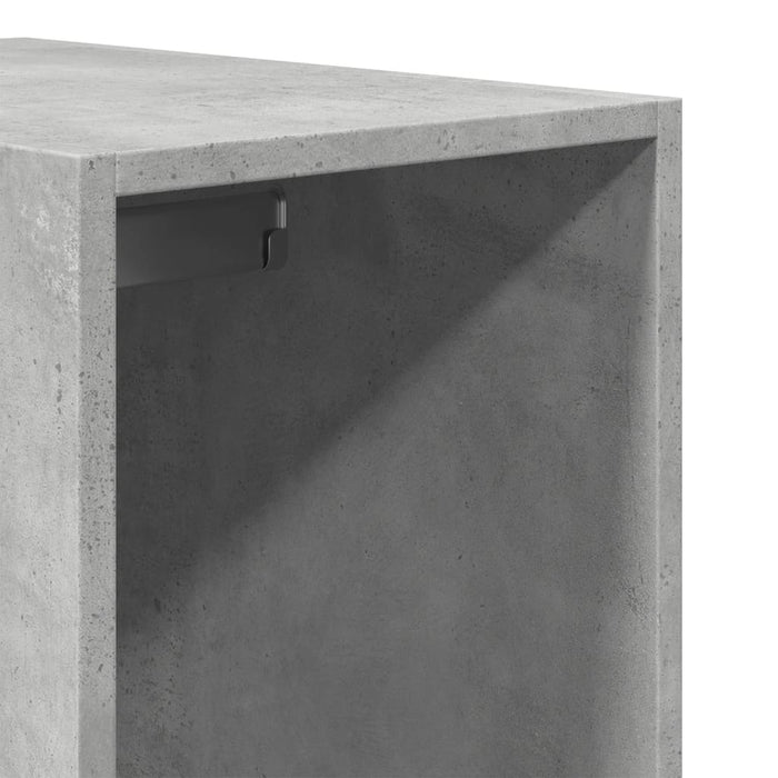 Armadio Grigio Cemento 30x50x200 cm in Legno Multistrato 3307741