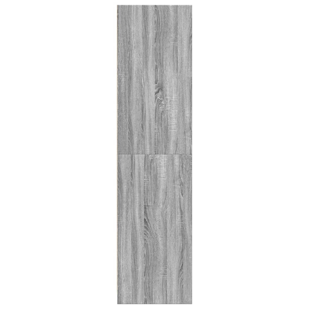 Armadio Grigio Sonoma 30x50x200 cm in Legno Multistrato 3307743