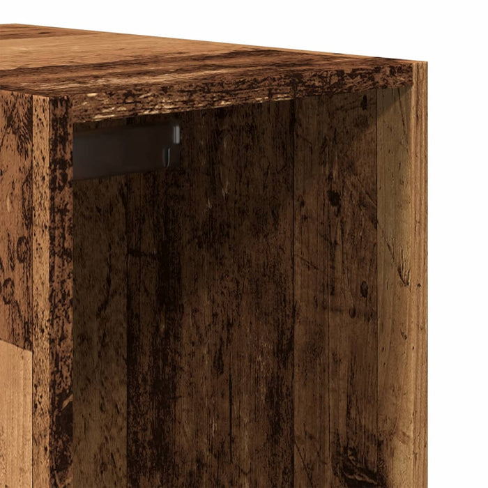 vidaXL Armadio Legno Antico 30x50x200 cm in Legno Multistrato