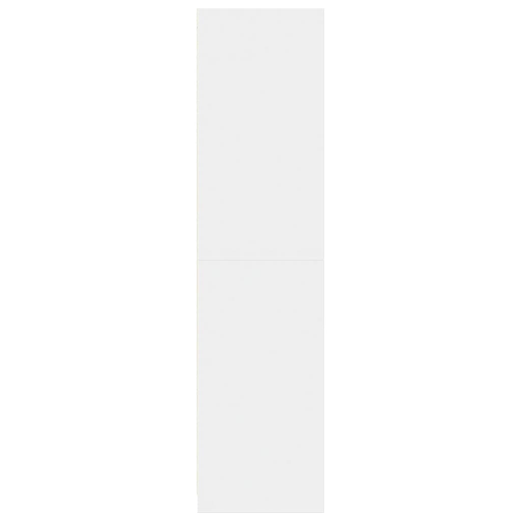 Armadio Bianco 80x50x200 cm in Legno Multistrato