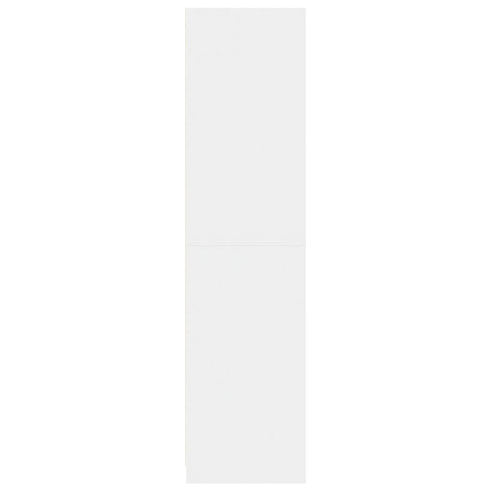 Armadio Bianco 80x50x200 cm in Legno Multistrato