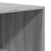 Armadio Grigio Sonoma 80x50x200 cm in Legno Multistrato