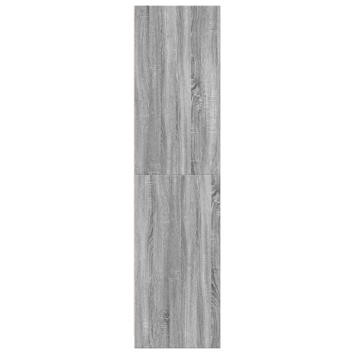 Armadio Grigio Sonoma 100x50x200 cm in Legno Multistrato 3307770