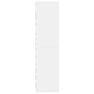 vidaXL Armadio Bianco 50x50x200 cm in Legno Multistrato