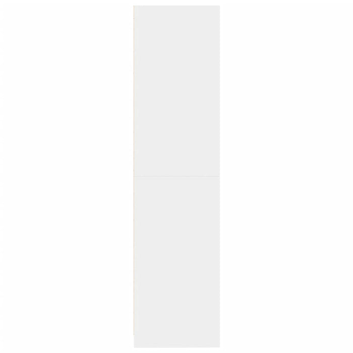 vidaXL Armadio Bianco 50x50x200 cm in Legno Multistrato