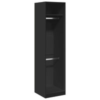 Armadio Nero 50x50x200 cm in Legno Multistrato 3307784