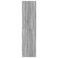vidaXL Armadio Grigio Sonoma 50x50x200 cm in Legno Multistrato
