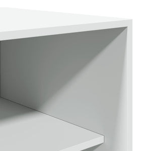 vidaXL Armadio Bianco 80x50x200 cm in Legno Multistrato