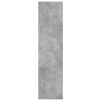 Armadio Grigio Cemento 80x50x200 cm in Legno Multistrato