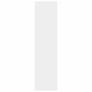 vidaXL Armadio Bianco 100x50x200 cm in Legno Multistrato