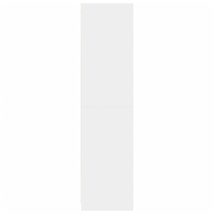 vidaXL Armadio Bianco 100x50x200 cm in Legno Multistrato