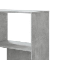 Libreria a 4 Ripiani Grigio Cemento 85x85x140 cm in Truciolare 3307813