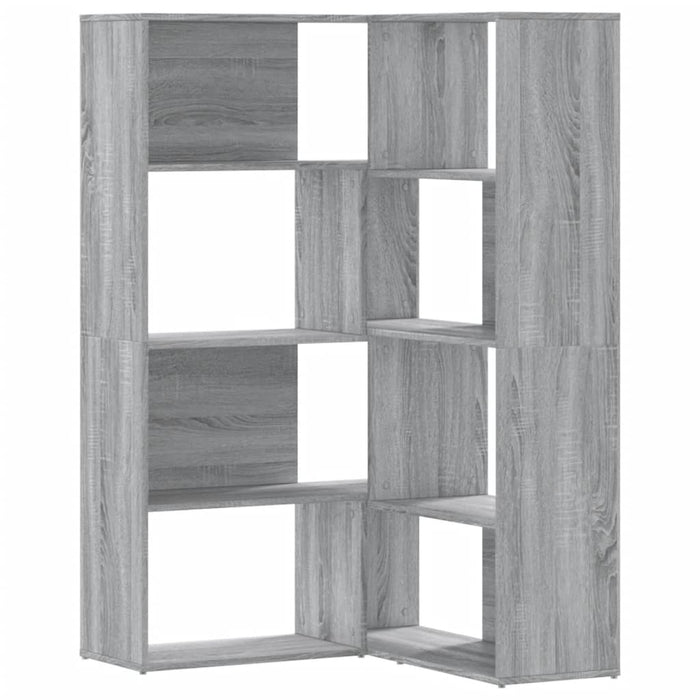 vidaXL Libreria a 4 Ripiani Grigio Sonoma 85x85x140 cm in Truciolare
