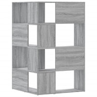 vidaXL Libreria a 4 Ripiani Grigio Sonoma 85x85x140 cm in Truciolare