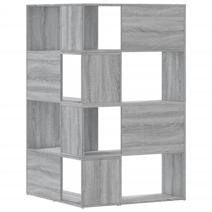 vidaXL Libreria a 4 Ripiani Grigio Sonoma 85x85x140 cm in Truciolare