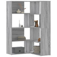 vidaXL Libreria a 4 Ripiani Grigio Sonoma 85x85x140 cm in Truciolare