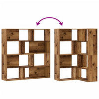 vidaXL Libreria a 4 Ripiani Legno Vecchio 85x85x140 cm in Truciolare