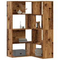 vidaXL Libreria a 4 Ripiani Legno Vecchio 85x85x140 cm in Truciolare