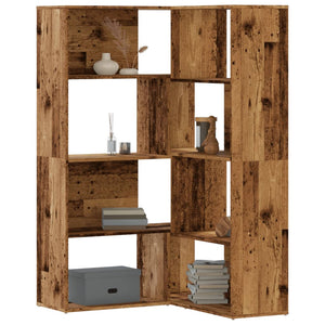 vidaXL Libreria a 4 Ripiani Legno Vecchio 85x85x140 cm in Truciolare